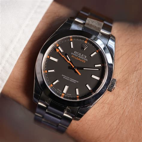 milgauss rolex black|Rolex Milgauss black review.